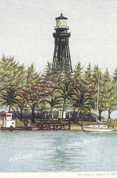 Hillsboro Beach Lighthouse notecard