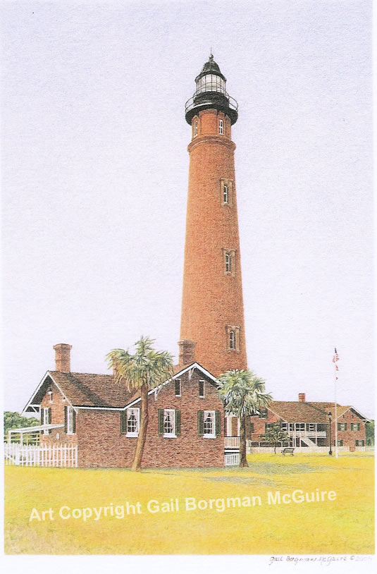 Ponce de Leon Lighthouse notecard