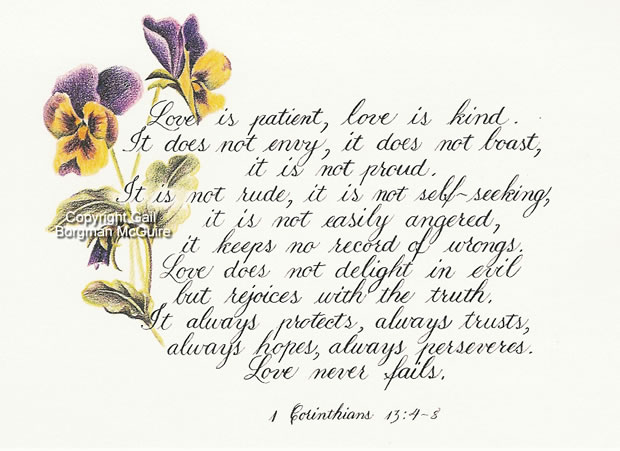 Scriptures On Love. http://www.