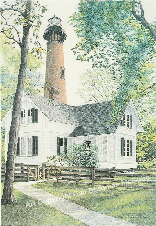 Currituck Beach Lighthouse notecard