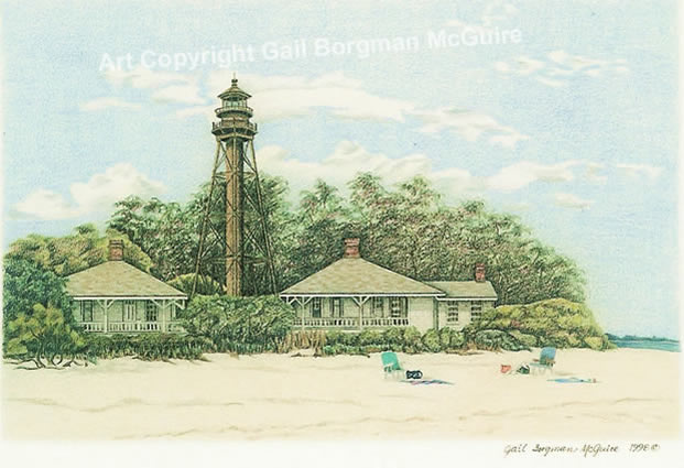 Sanibel Lighthouse notecard